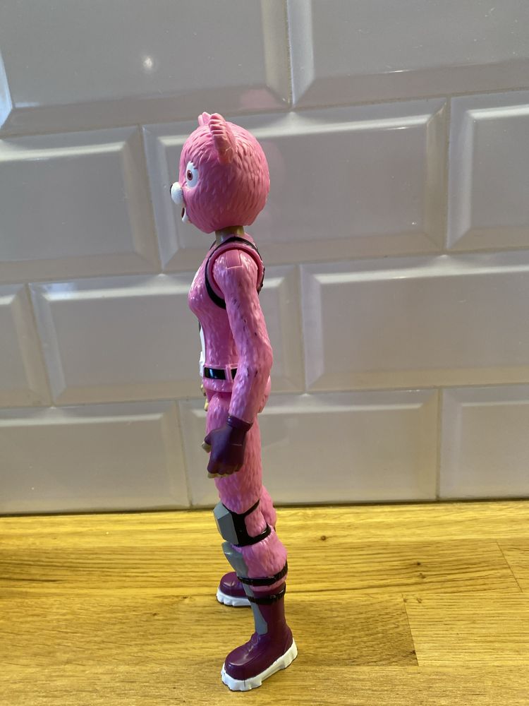 Figura fortnite urso rosa boneco