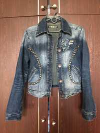 Курточка джинсовая осенняя весенняя зимняя рамера М-Л 44-48