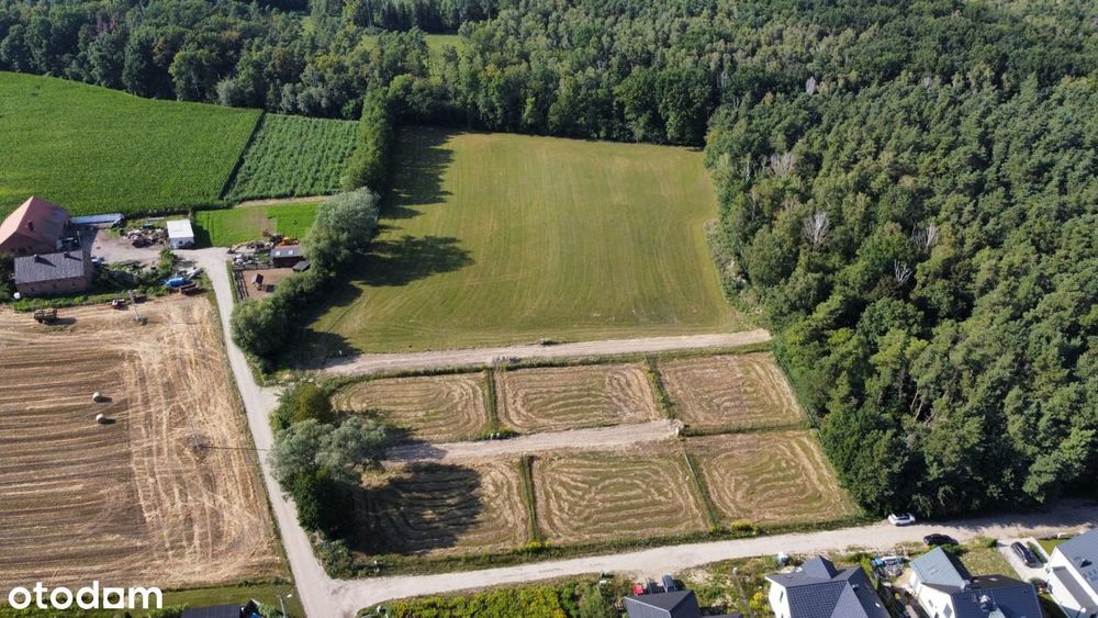 7 działek REZYDENCJONALNYCH  PRZY LESIE  1614m2 do 2610m2 podatek VAT