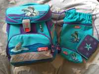 Школьный рюкзак для мальчиков/ девочек с дельфинами Step by Step