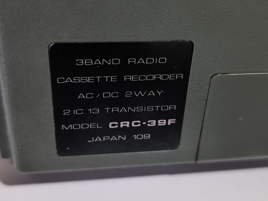 Conion CRC-39F Vintage Cassette – Rádio Anos 70 com Capa Original