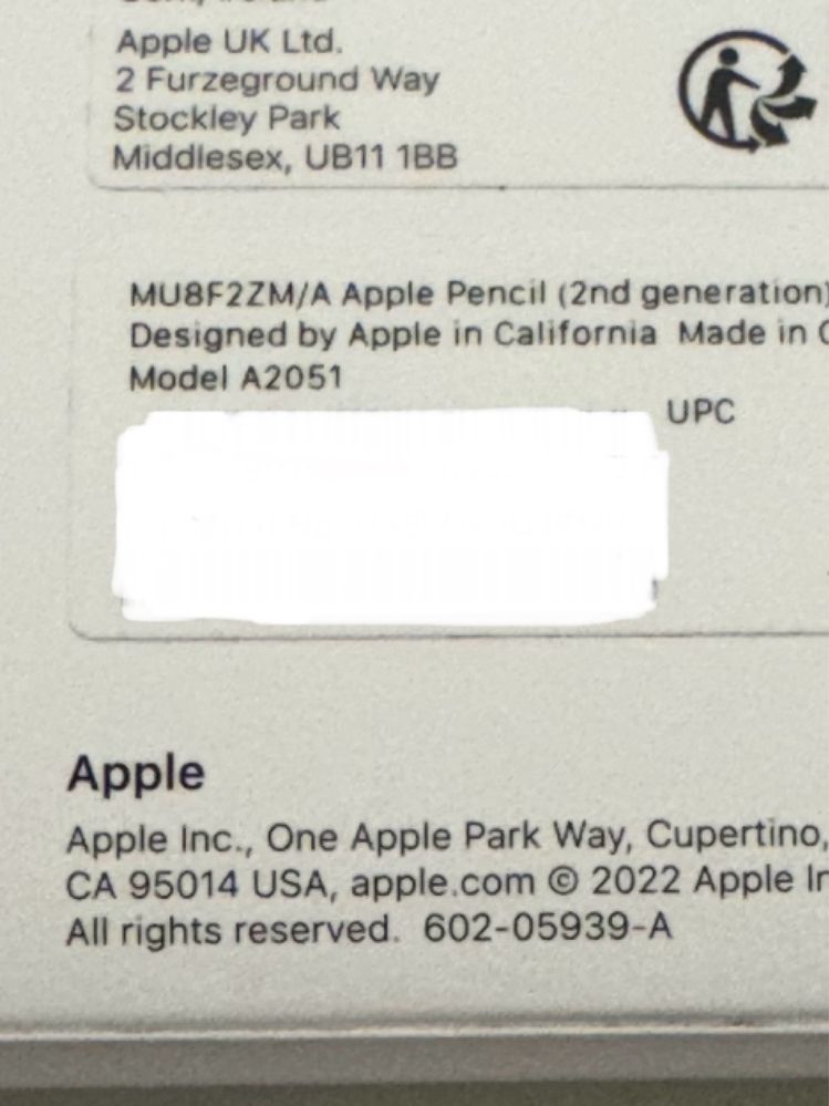 Apple Pencil 2nd Gen - 2 unidades novas