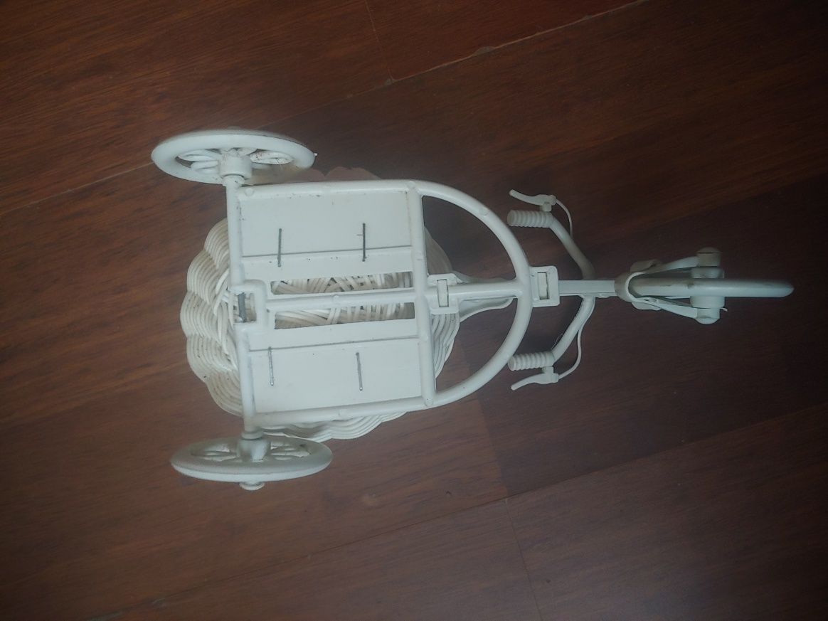 Kwietnik ozdobny osłonka mini rowerek rower