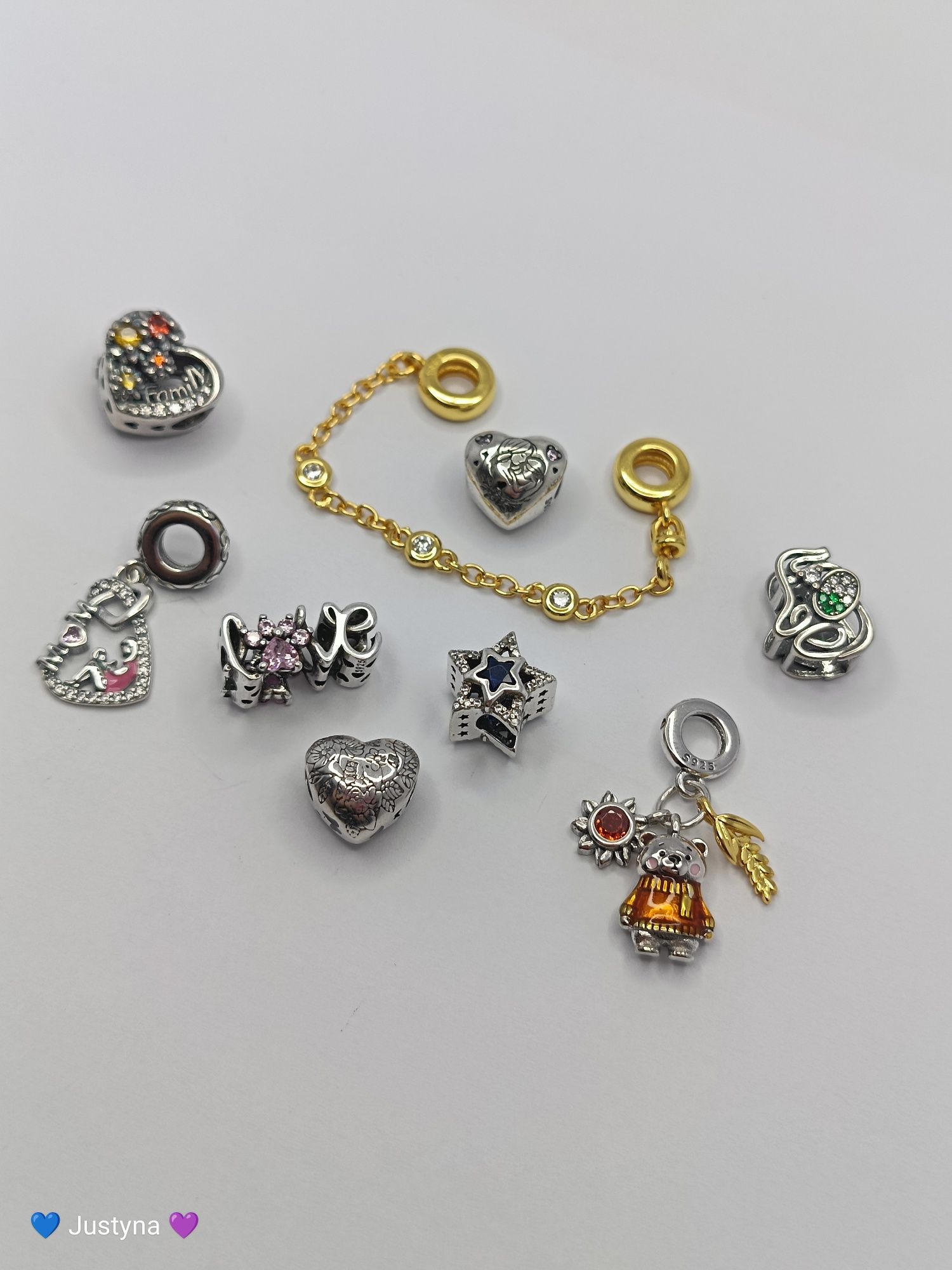 Nowy charms wykonany ze srebra próby 925