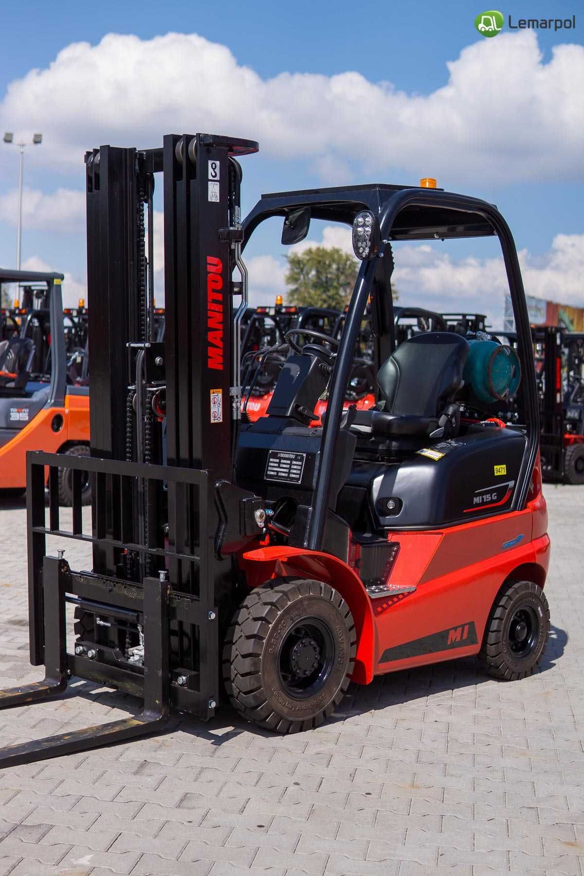 Nowy wózek widłowy Manitou Mi15G , 1,5t LPG - od ręki