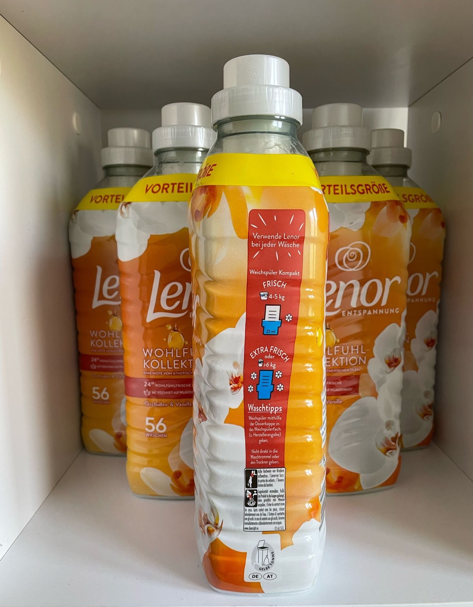 LENOR Enjoy 1,4 L płyn do płukania z Niemiec (3 sztuki)