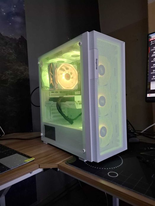 Ryzen 7 5700X | RX 9060XT | NOWY | ARGB | BIAŁY | Komputer do Gier