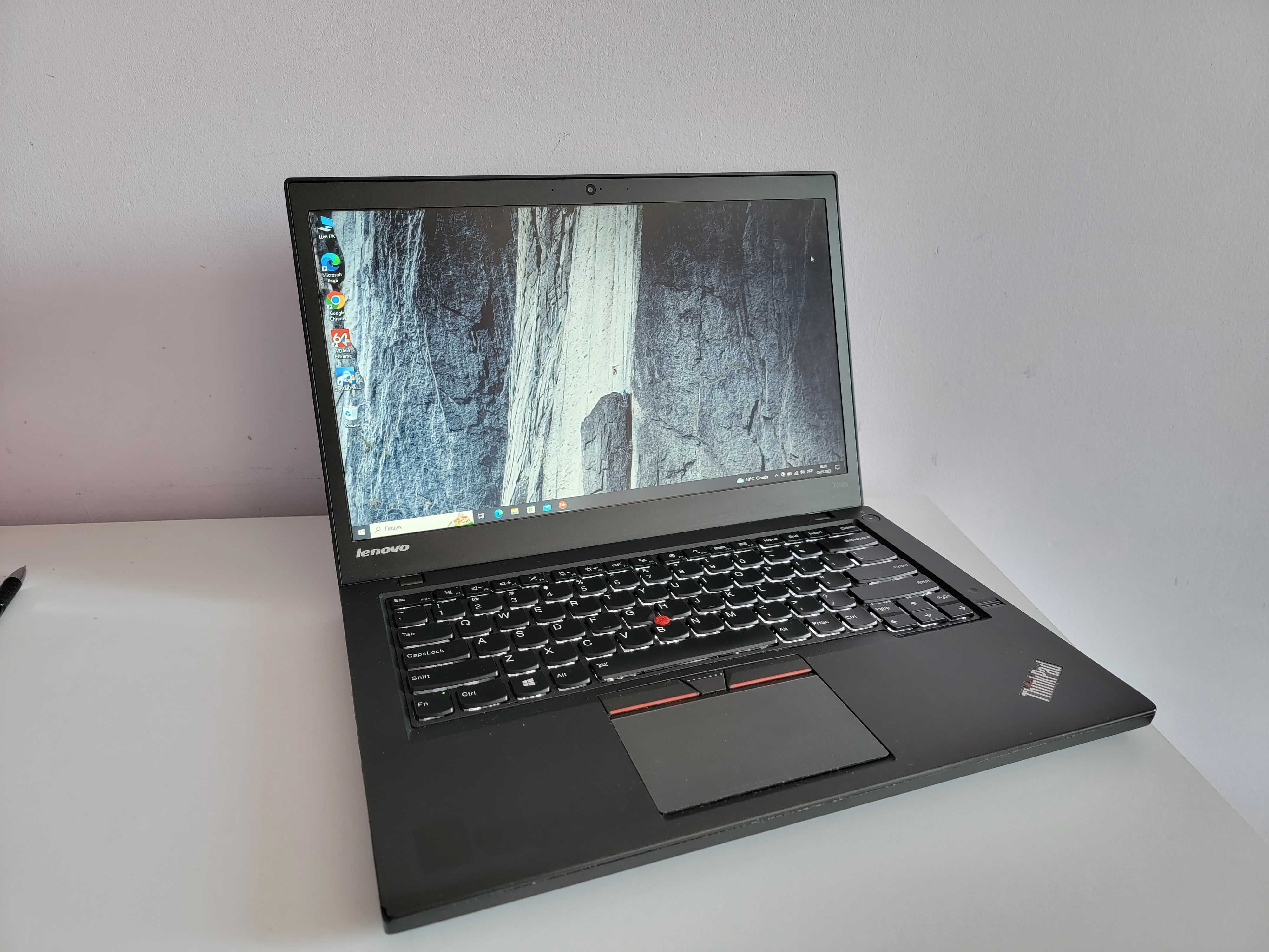 Ноутбук Lenovo ThinkPad T450s, FHD IPS, i5 - 5300U, RAM-8GB, SSD-240GB