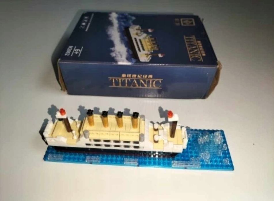 Klocki statek titanic prezent