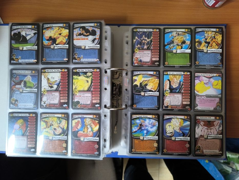 Karty Dragon Ball Z CCG SCORE niemal kompletna Babidi saga 1-121