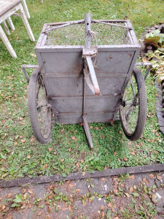 Wozek metalowy działkowy