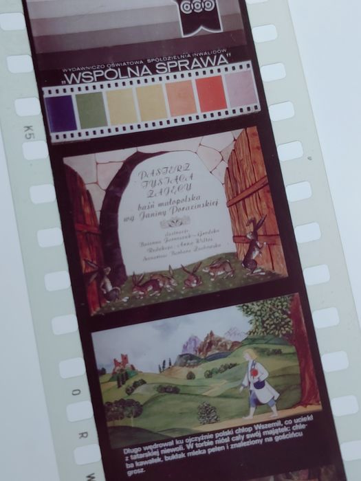 Bajka na rzutnik PASTERZ TYSIĄCA ZAJĘCY bajki retro PRL Ania Jacek