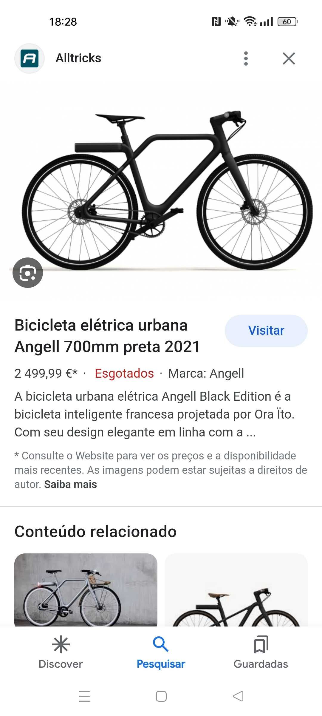 Bicicleta Elétrica de França Oportunidade agora com Desconto