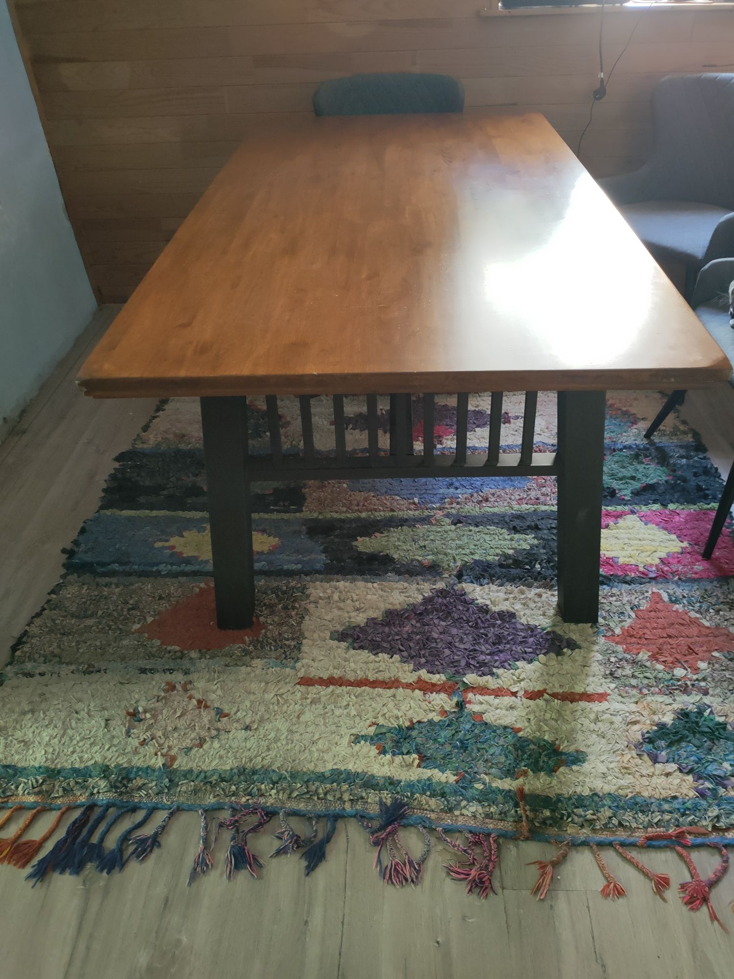 Mesa de jantar rectangular