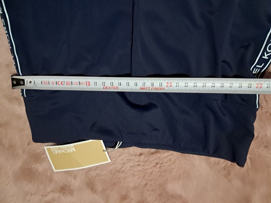 Michael Kors legginsy leginsy Śląskie materiał logowane z lampasem gra