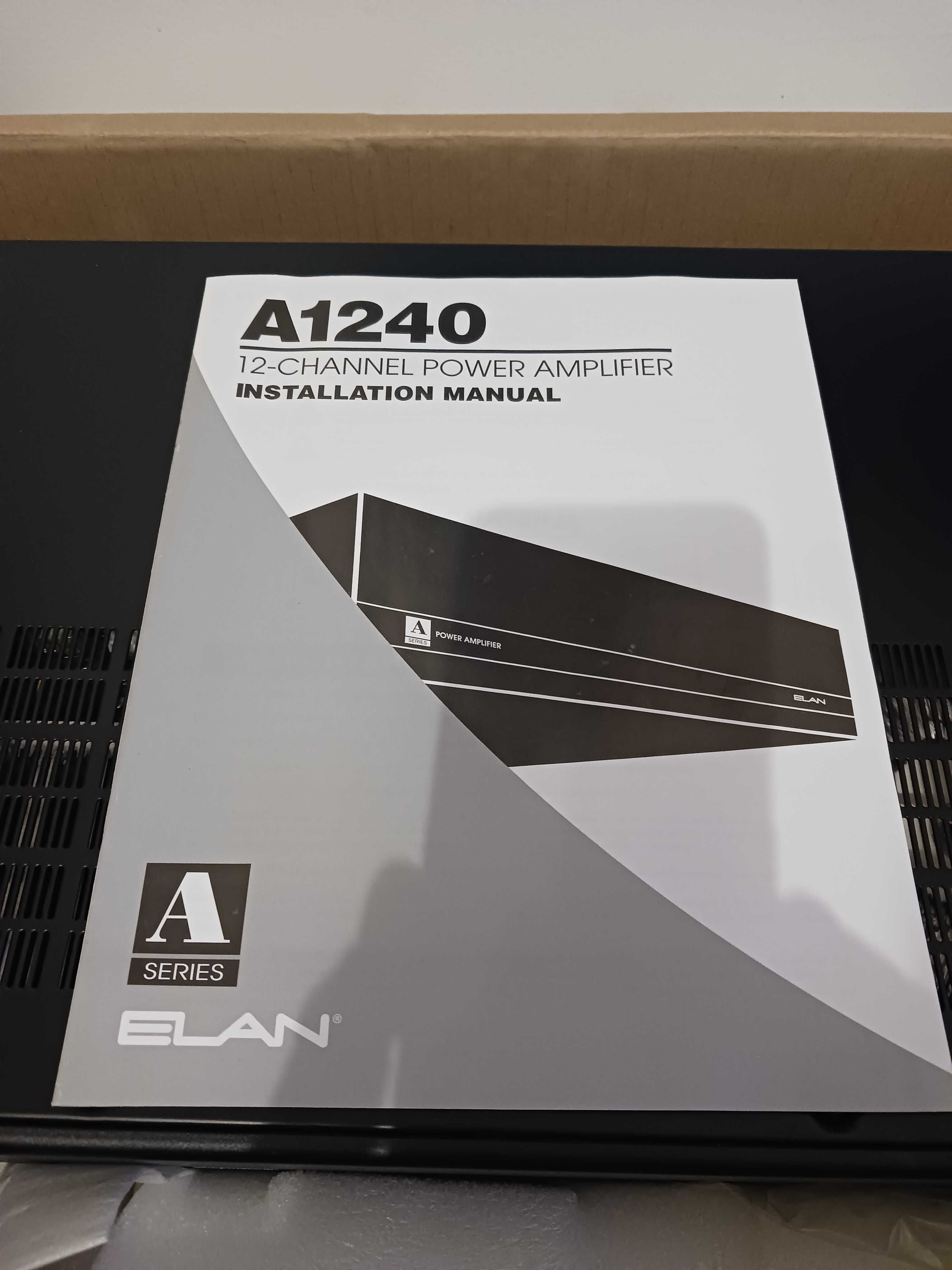 amplificador elan A1240 NOVO