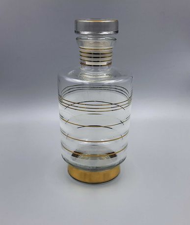 Karafka szklana Vintage Prl