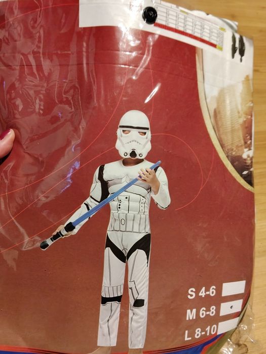 Strój szturmowiec Star Wars 6-8 lat + maska