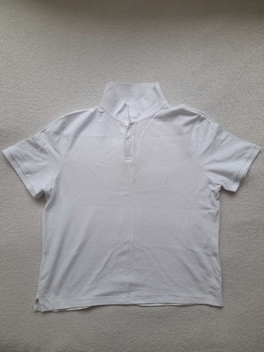 Koszulka polo XXL biała męska