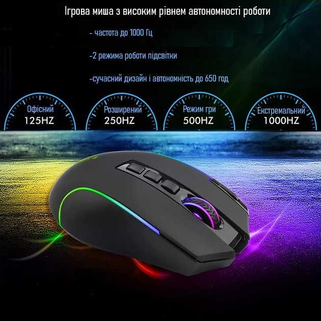 Акція ! Мишка  E-YOOSO X11  бездротова ігрова мишк