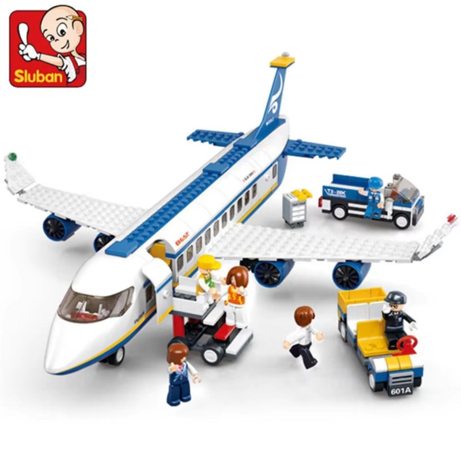 Детский конструктор  самолёт почта 463 шт Lego Лего