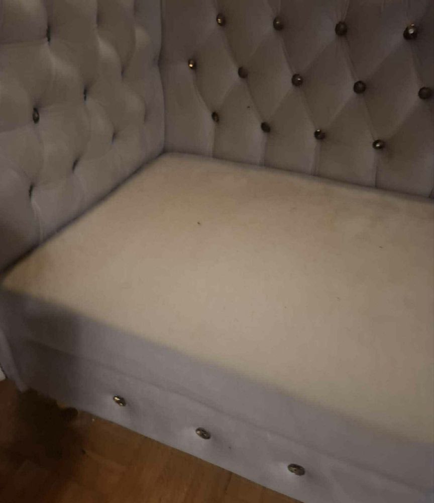 Sofa glamour beżowa
