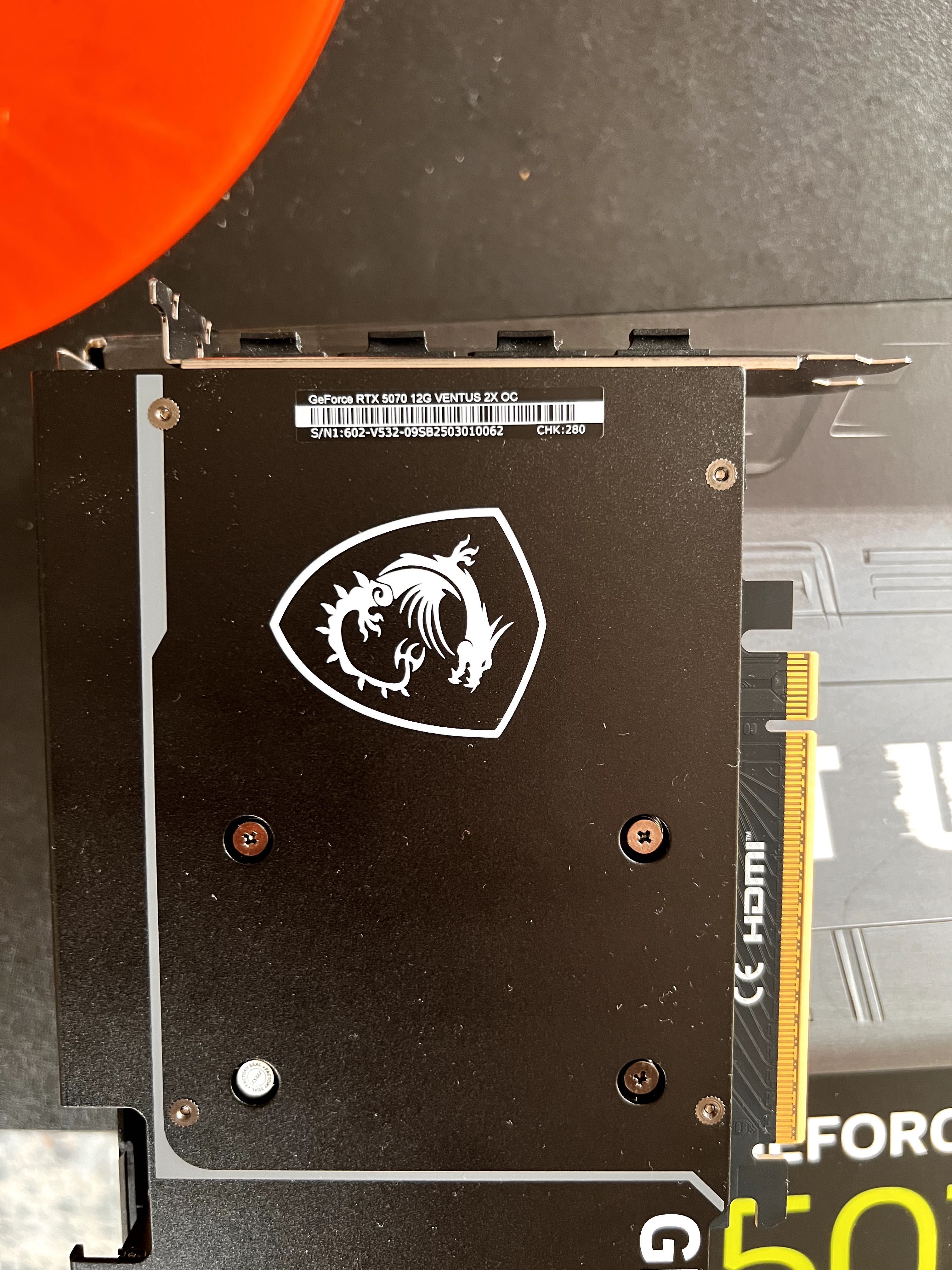 GeForce RTX 5070 12G VENTUS 2x OC