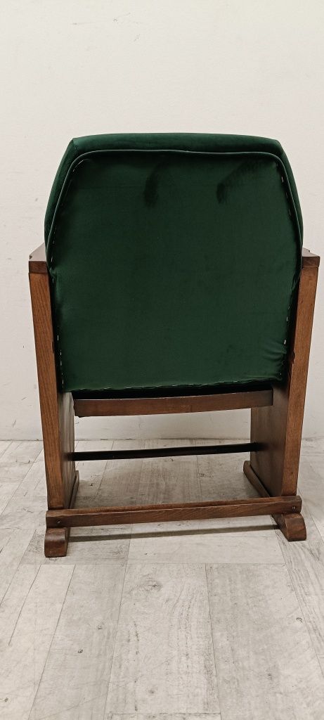 fotel kinowy pojedynczy lata 70-te vintage design