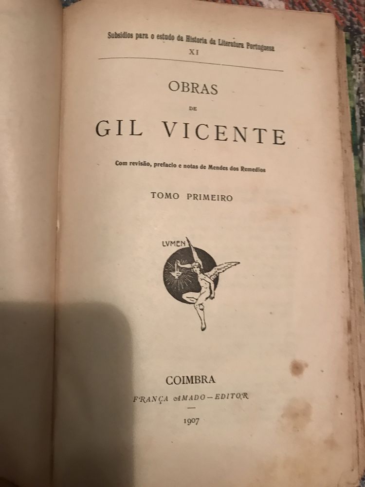 Obras - 3 volumes Gil vicente, vol  1.2 e 3-1907