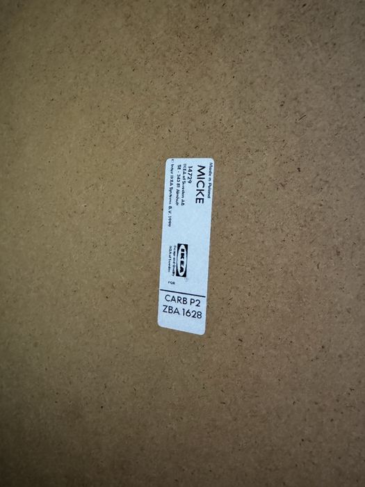 ІКЕA компактний письмовий стіл MICKE МІККЕ (73x50 см) чорний