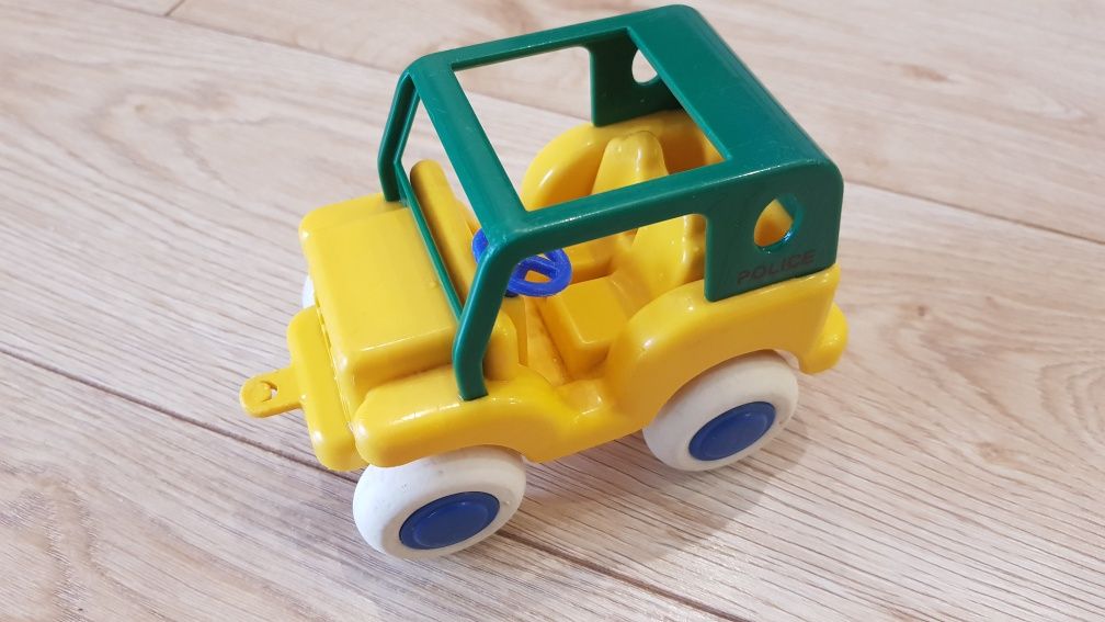 Aligator krokodyl Fisher Price, wieża auta Clementoni