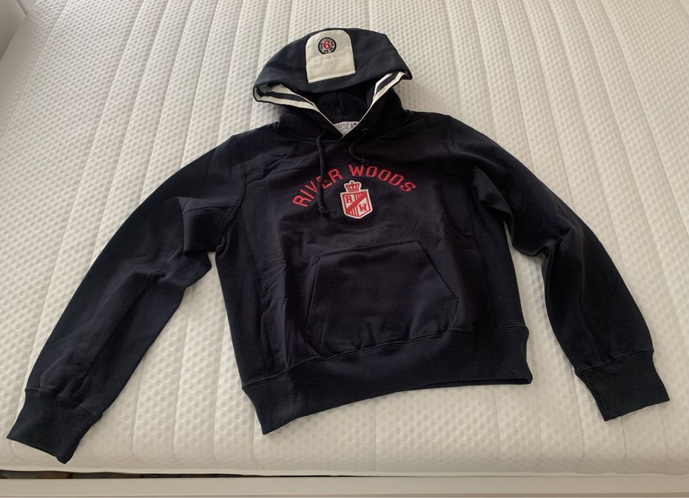 Hoodie azul marinho menino ou menina 12 anos