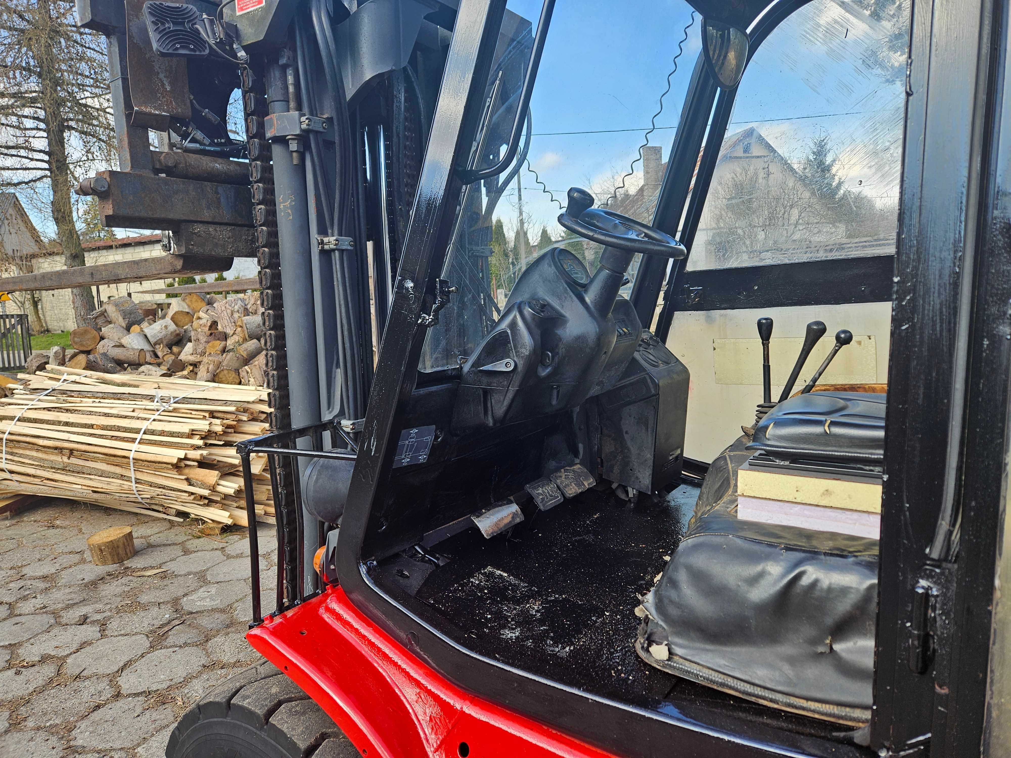 Wózek widłowy  , widłak , Linde H40D 4t udźwigu podnosi na 4,7m