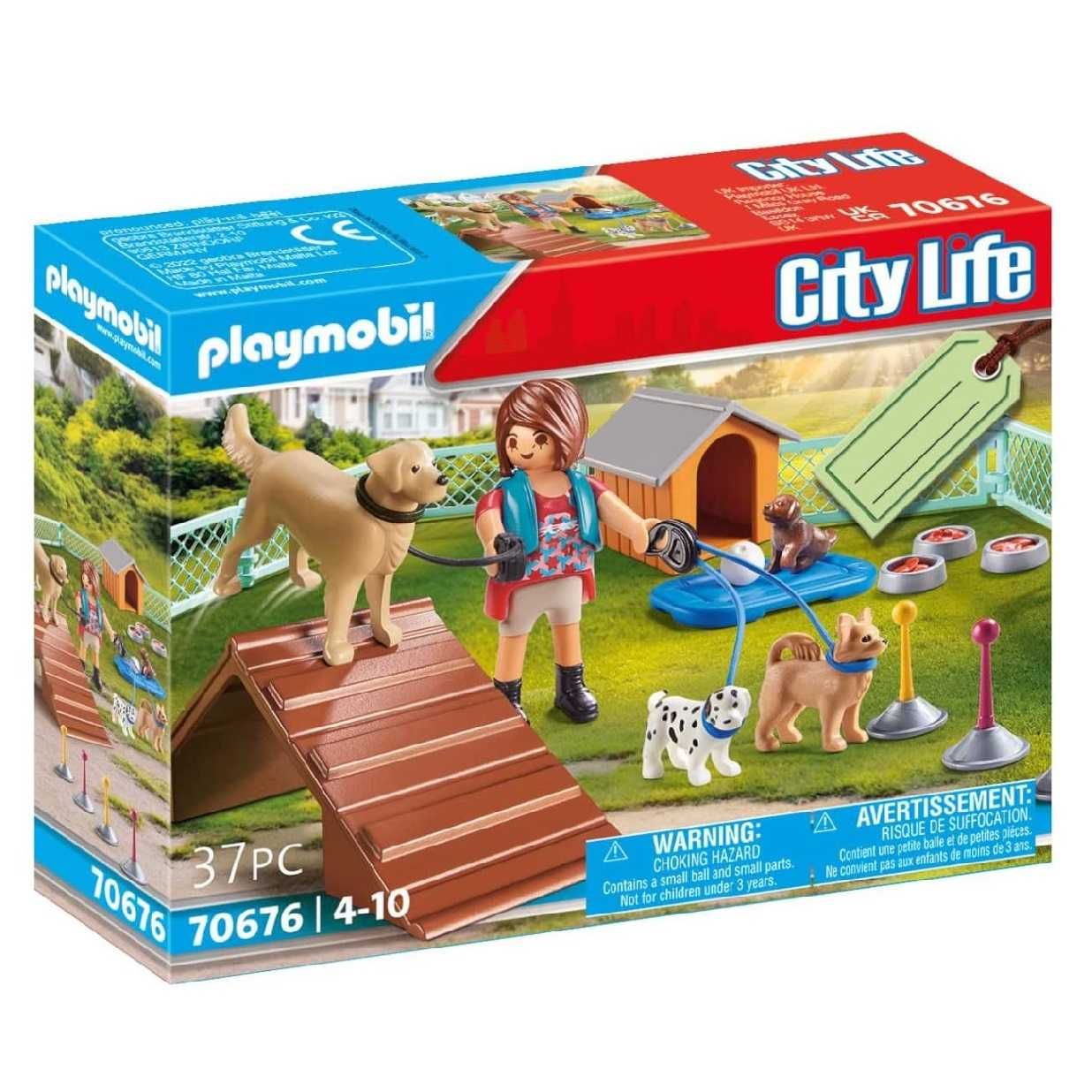 Playmobil City Life 70676 Zestaw upominkowy treserka psów