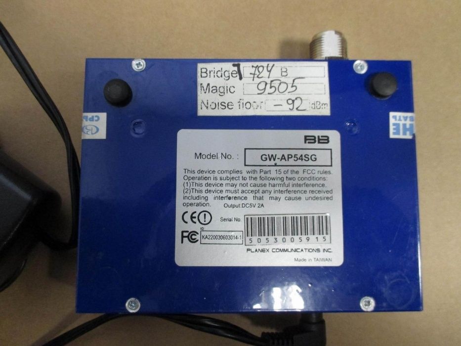 cisco 1751v, BlueBox wireless Access point GW-AP54SG