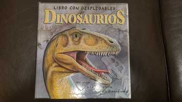 Livro Dinossauros desdobrável