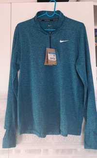 Nowa bluza do biegania Nike Element Half Zip Running Top W Niebieska M