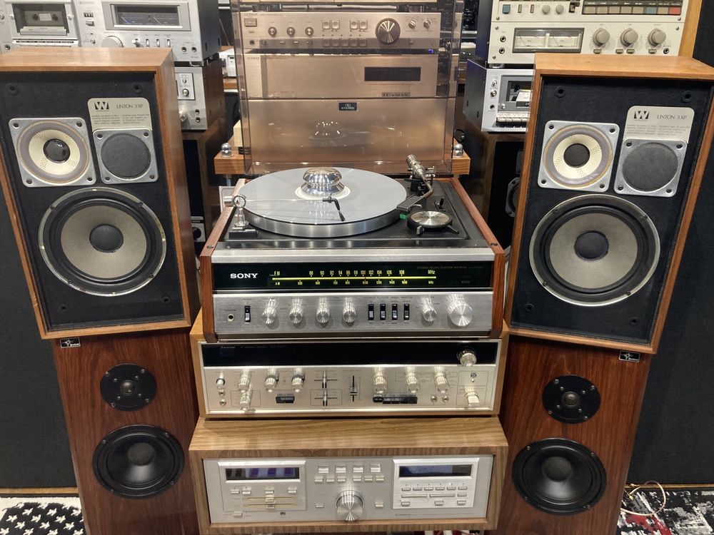 Retrospekcja Zestaw Vintage Audio Sony Wharfedale Rewitalizacja