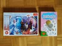 Puzzle Disney Frozen II (100) i pieczątki Alexander (5+)