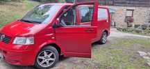 VW Transporter T5 4Motion 4x4  Webasto, long Bus 9 osób Zamiana