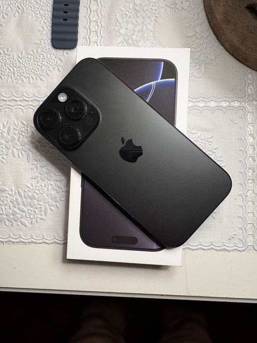Iphone 16 pro 128 GB com caixa e fatura Black Titanio