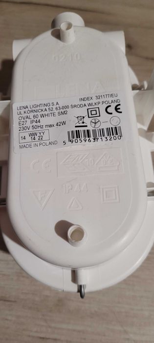 Lampa  z siatką metalową, E27