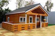 Casa de Madeira - Cabana de 47,3m2 (33m2+14,3m2)