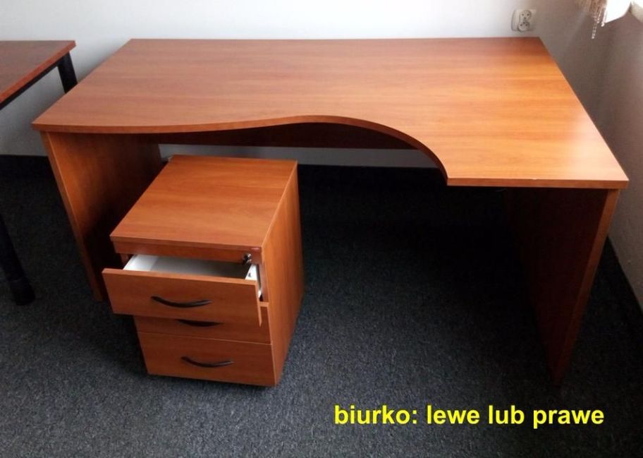 Duże solidne biurko 200cm systemowe Now Line