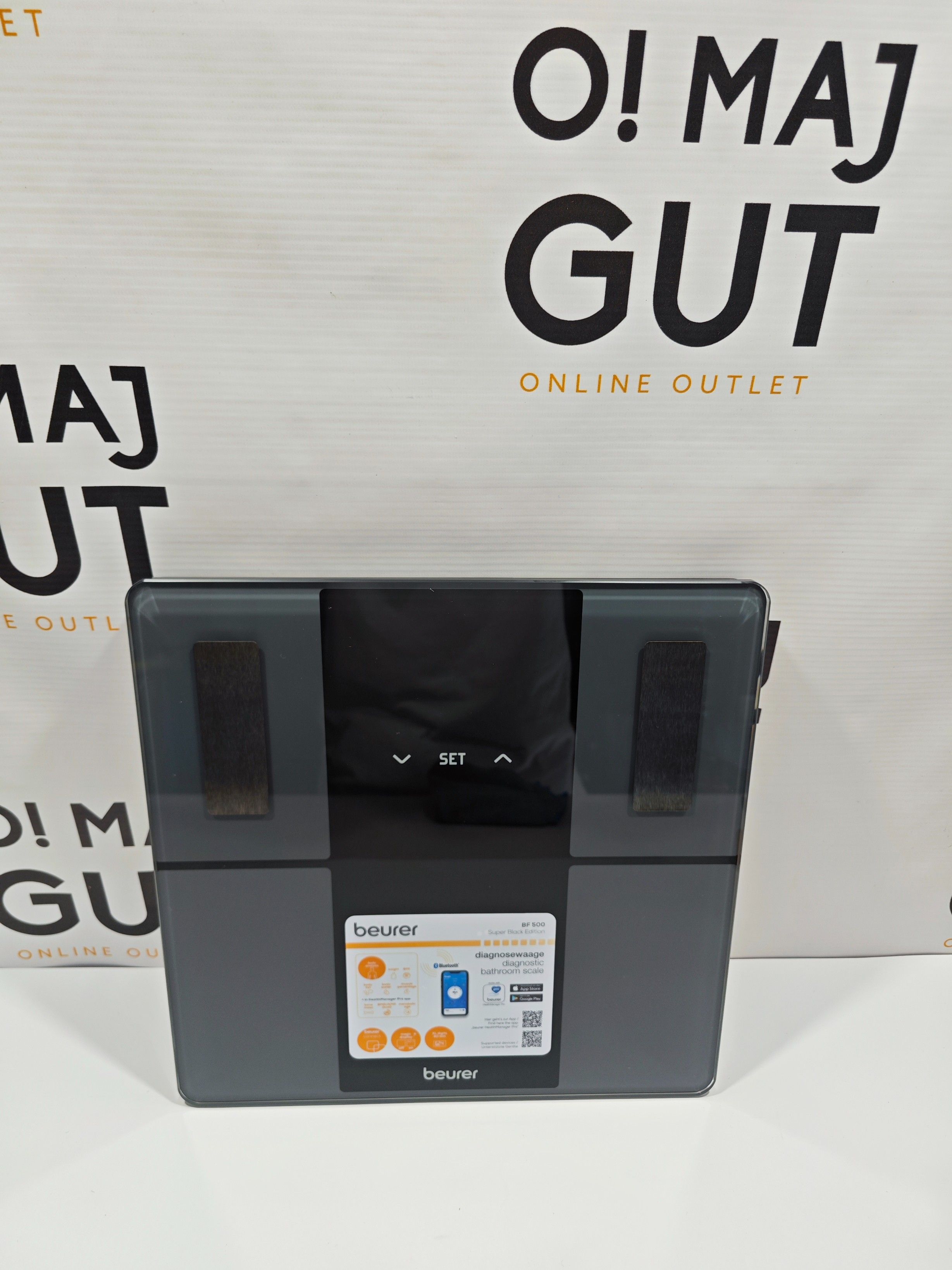 Waga Łazienkowa Beurer Bf 500 Analiza Skłądu Ciała Bluetooth Bmi 180Kg