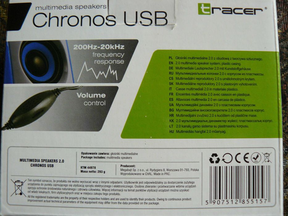 Głośniki na gniazdo USB