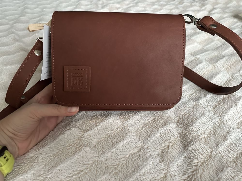 Nowa kopertówka MoodBags nubuk