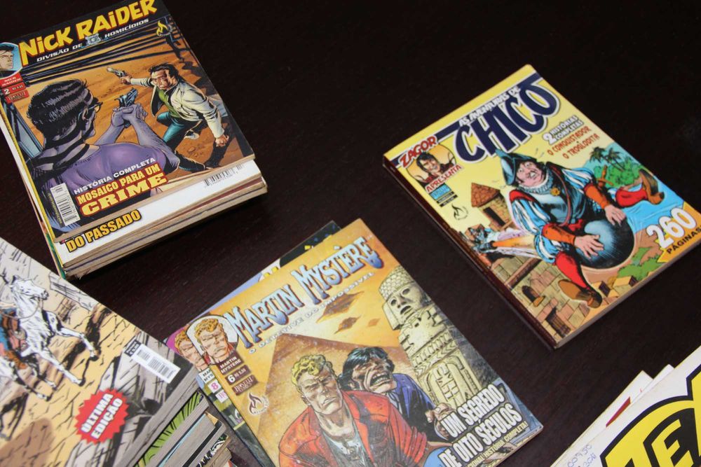 Tex,  Zagor, Mágico Vento, Mister No, Nick Raider, Martin Mystère