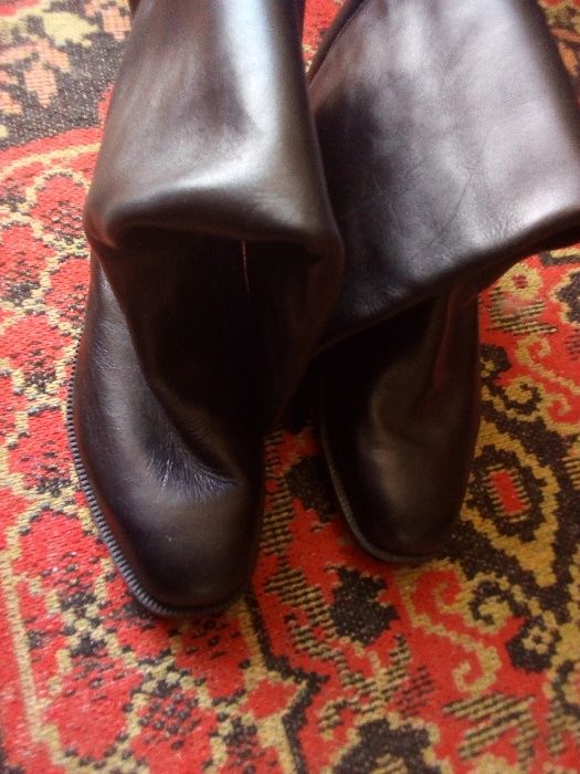 Продам муж.сапоги нат.кожа 42 р. чёрные