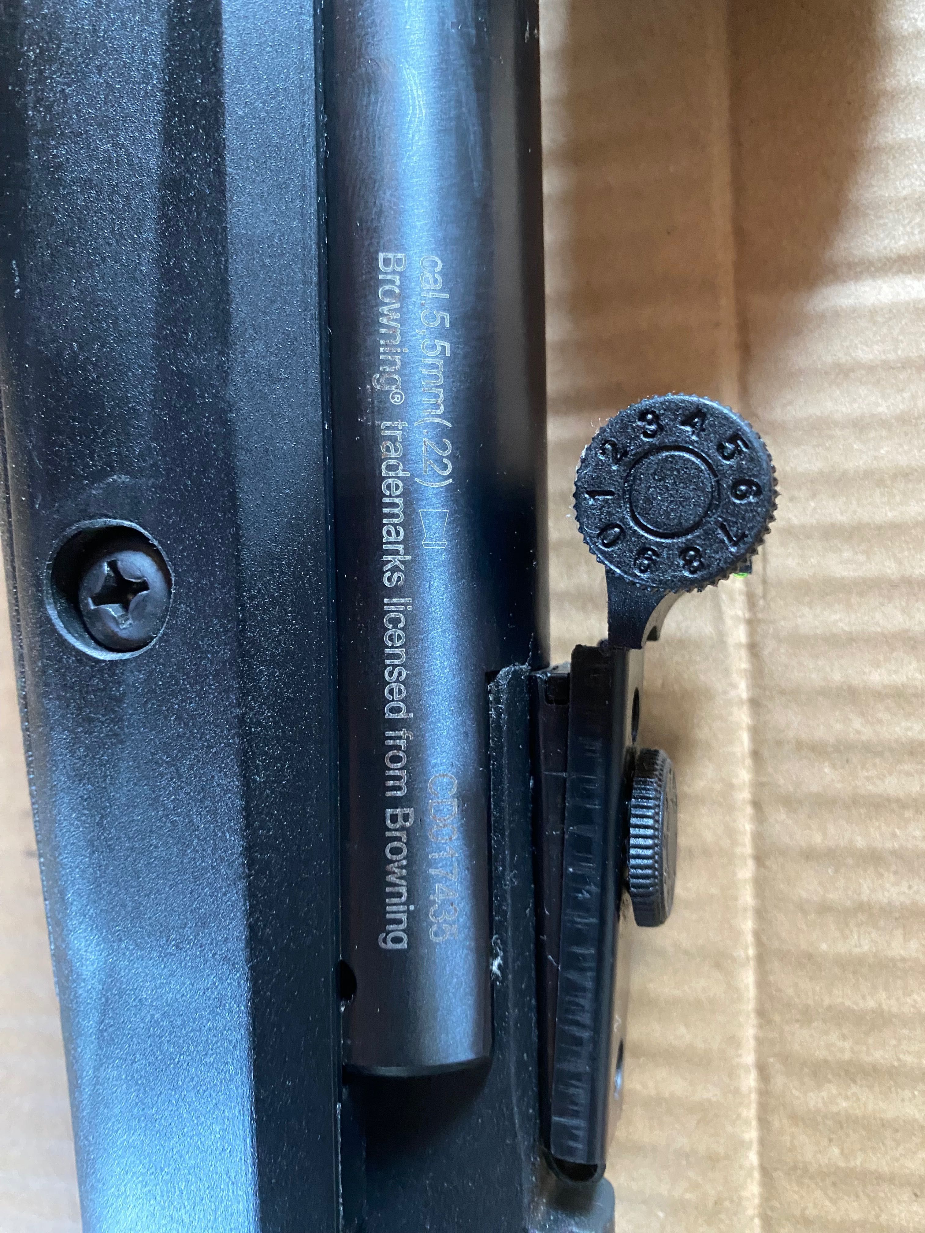 Browning X-BLADE GP II 5,5 Ar comprimido. Cronha sintética